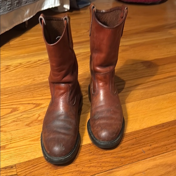 Red Wing Shoes Brown Leather Boots Classic Design - Picture 6 of 7